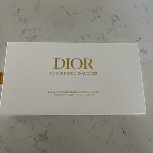 Gold Dior lipstick limited edition clutch